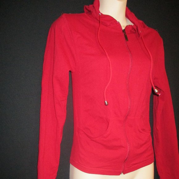 Cleo Apparel Red Hood Girl's Long Sleeve Jacket - Picture 2 of 11